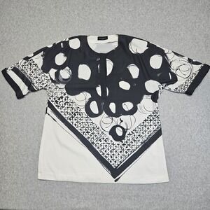 PIAZZA SEMPIONE Italy  Boxy Top Shirt Blouse  Size 46 US XL